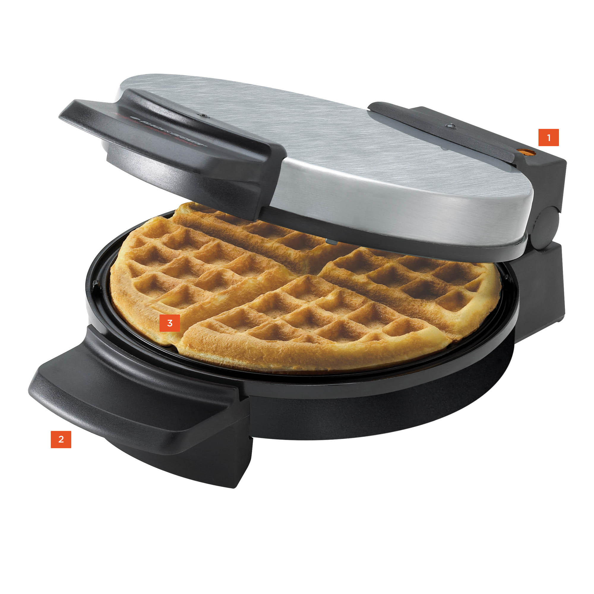 Belgian Waffle Maker WMB505 small kitchen appliances BLACK DECKER